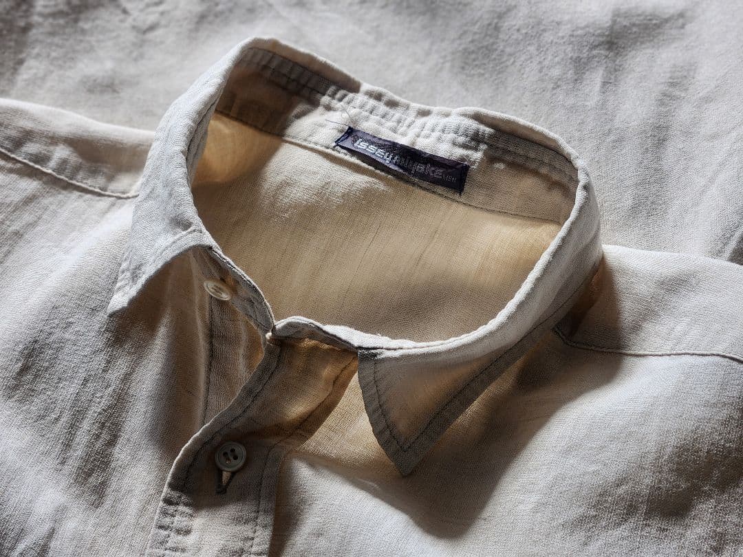 筆タグ 80s ISSEY MIYAKE MEN Linen shirt M - メルカリ