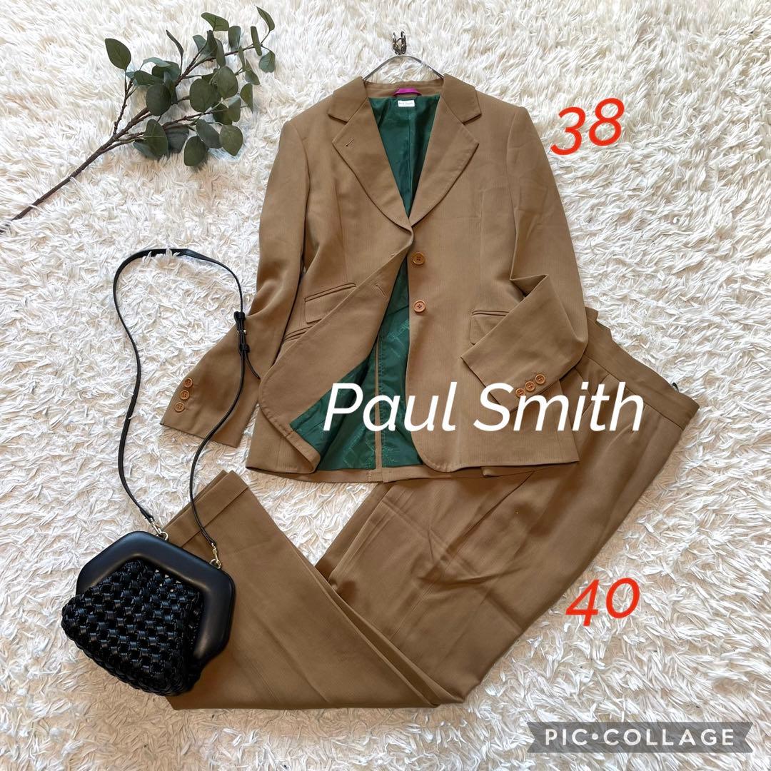Paul Smith セットアップパンツスーツ　キャメル色　ワイドパンツ　2B すべてのウィメンズ Paul Smith アイテム一覧 ｜ポール・スミス