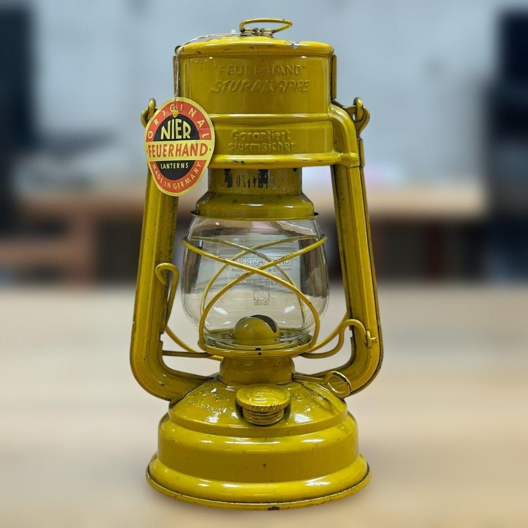 レア→FEUERHAND ランタン 276 イエロー 019 レアアイテム‼️FEUERHAND No.276 初期型 イエローガラス | ヴィ