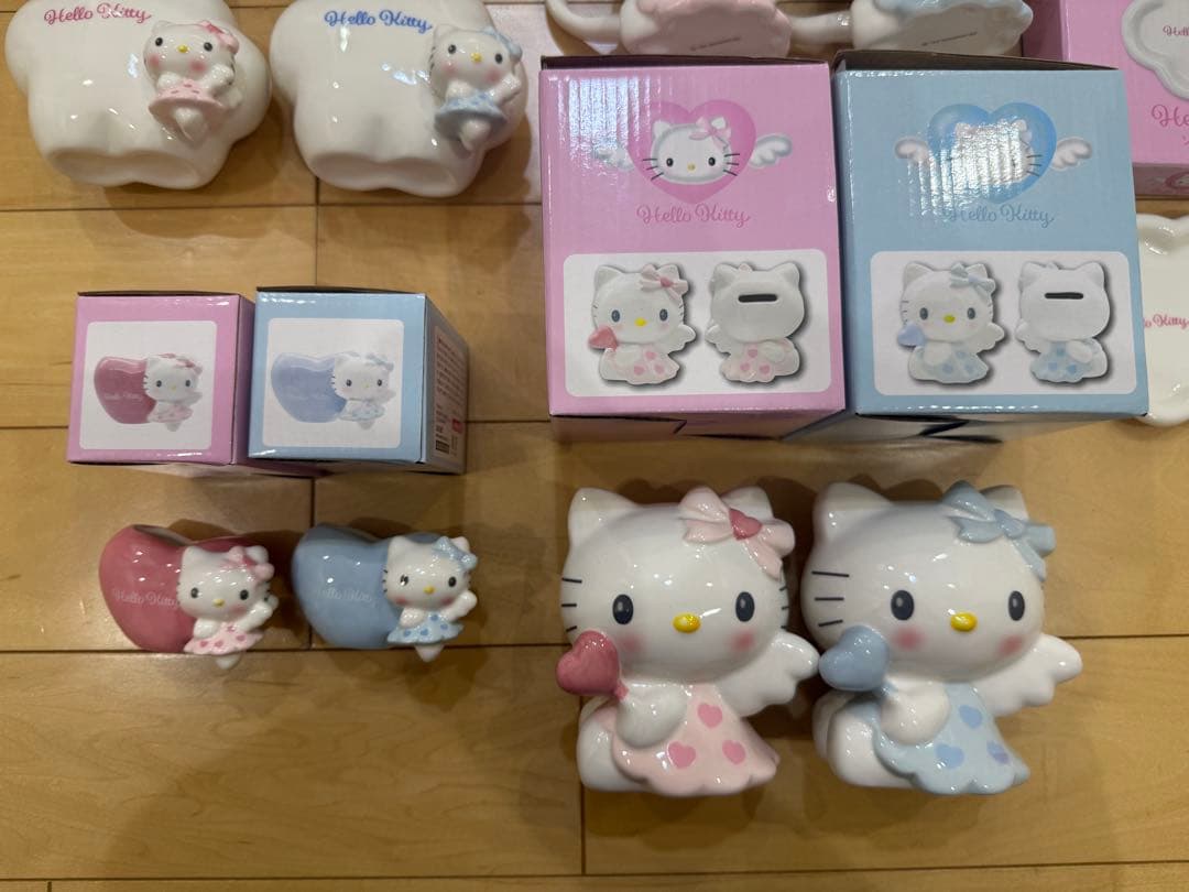 ハローキティ 小物セット 陶器製 エンジェル 10点セット