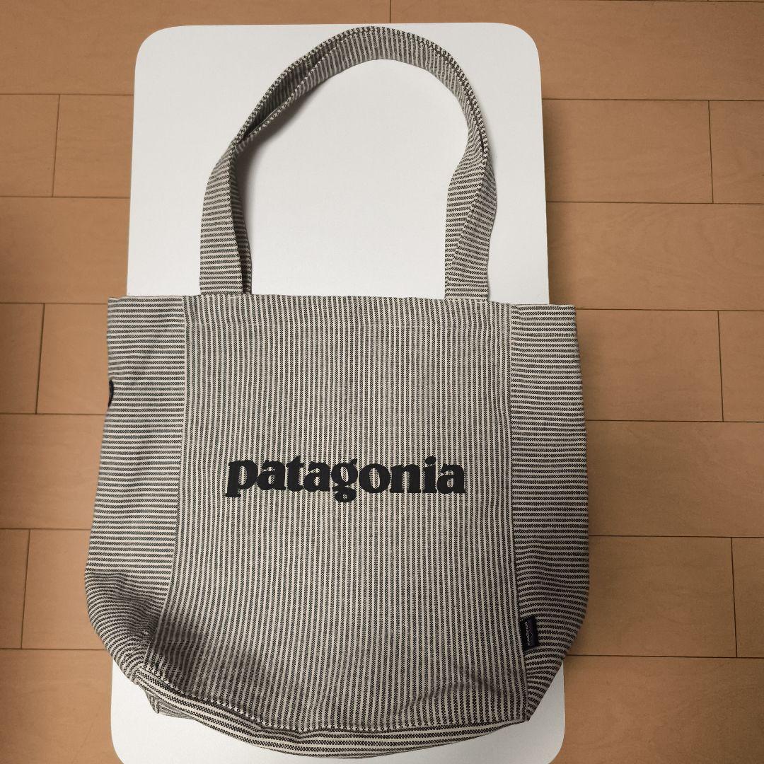 パタゴニア リサイクルマーケットトート FIFS ストライプ ホワイト