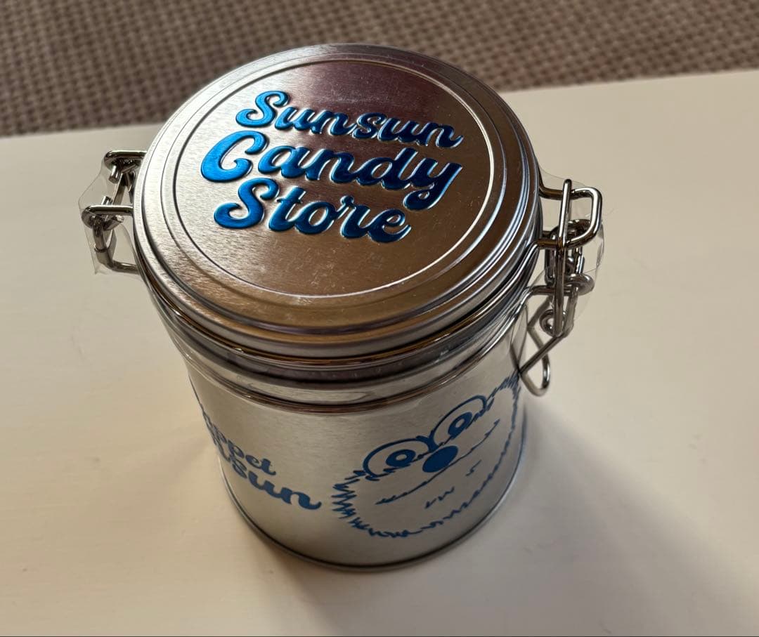 限定品⭐️パペットスンスンぬいぐるみマスコットキャンディジャークッキー缶セット