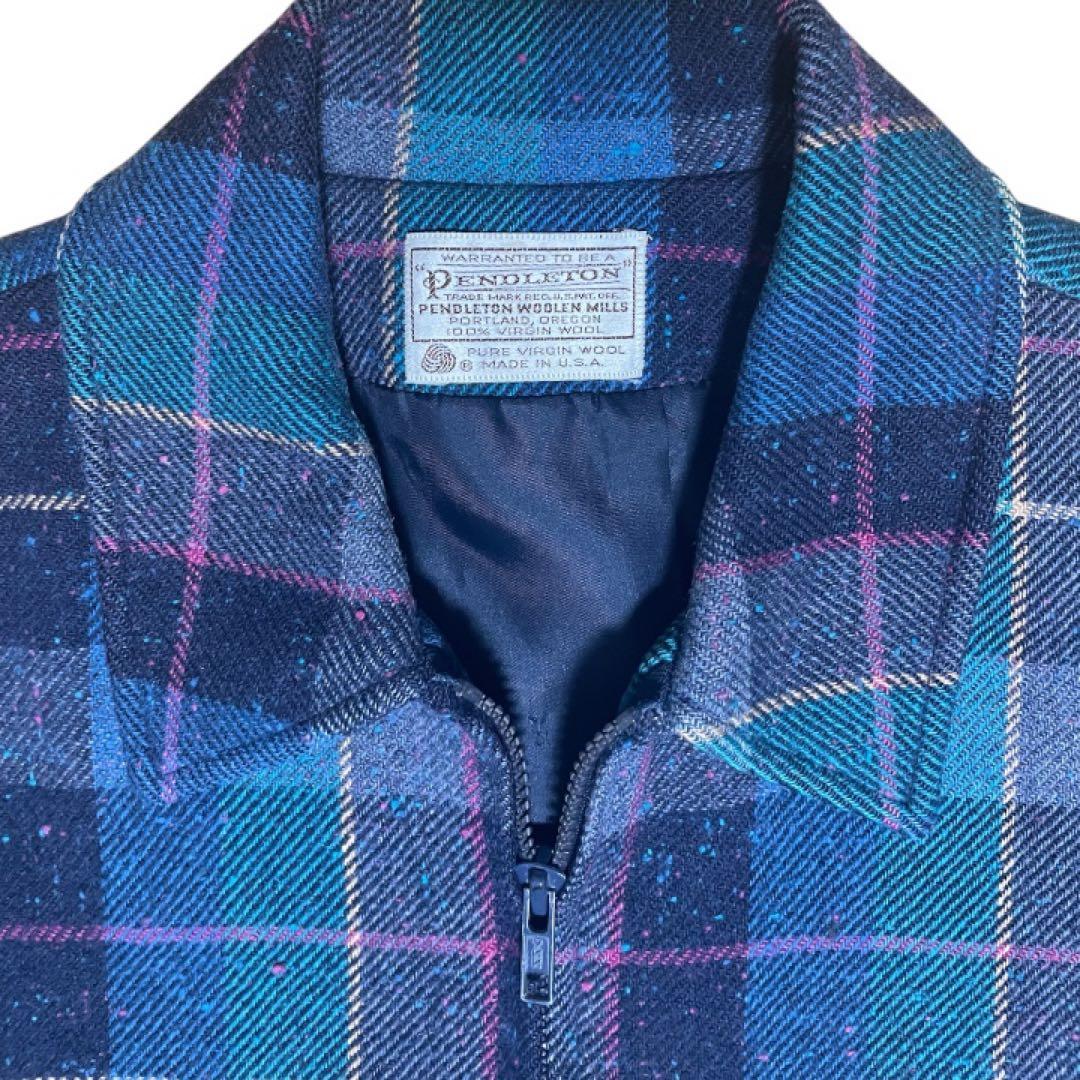 Special PENDLETON 70s USA製 チェック ウールブルゾン - メルカリ
