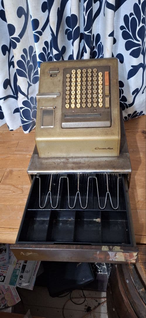 ビンテージ レジスター 日本製 グレー キング工業 インダストリアル