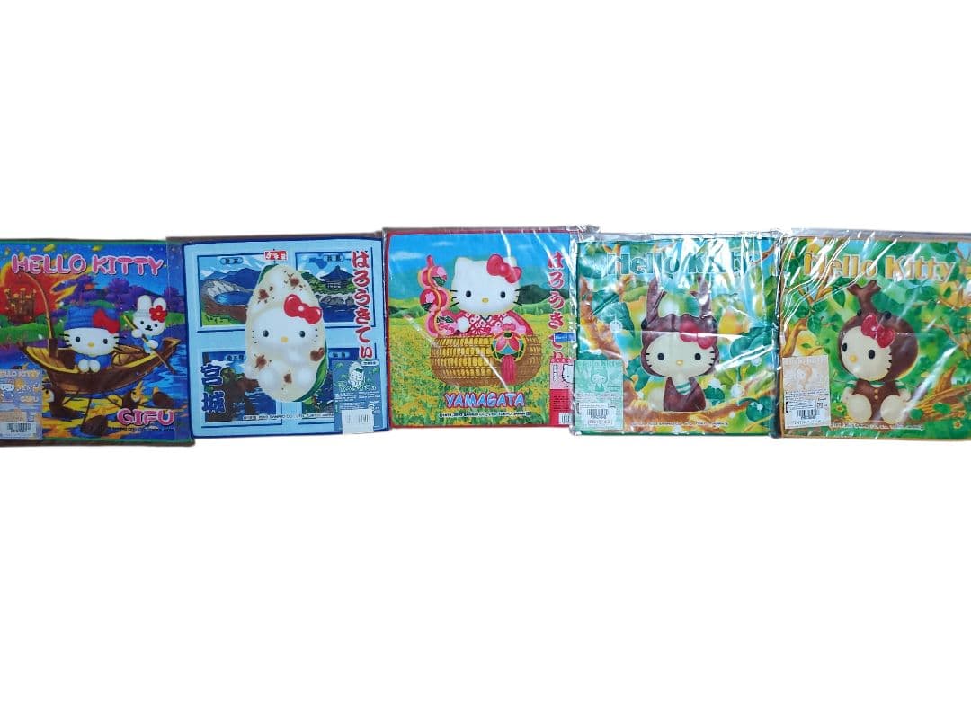 ハローキティ タオルセット ご当地 多数 ミニハンドタオル 未使用品