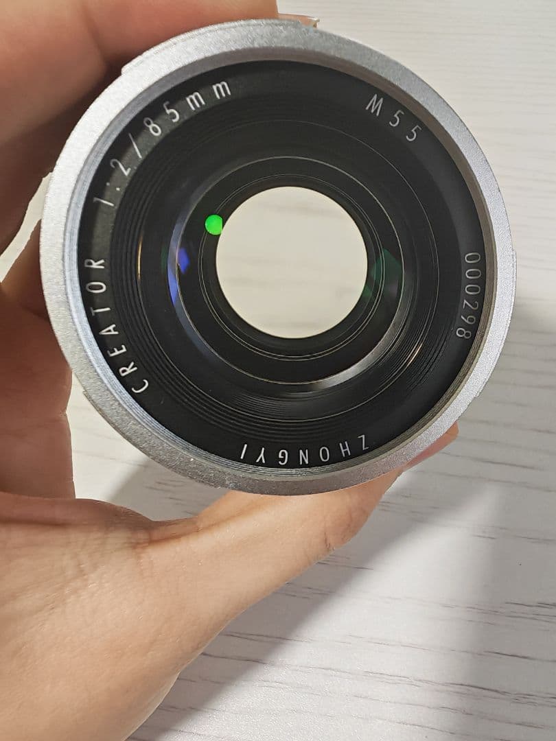 ZHONGYI 85mmf2 とcanon EF → ライカM - メルカリ