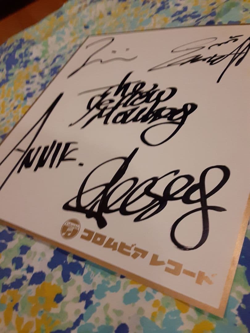 イエローモンキー　直筆サイン