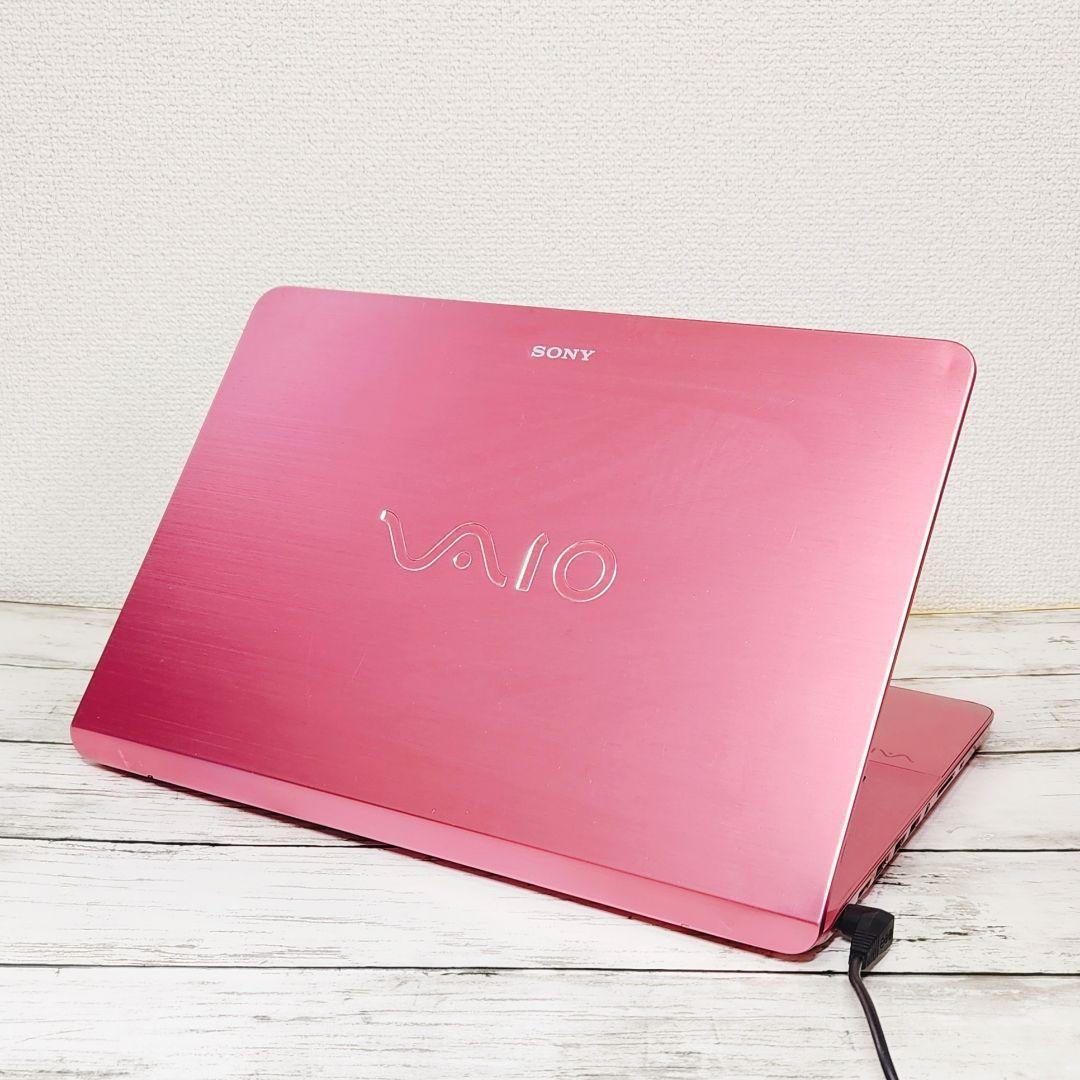 激レア✨VAIOタッチパネルノートパソコン ピンク✨メモリ8GB✨SSD