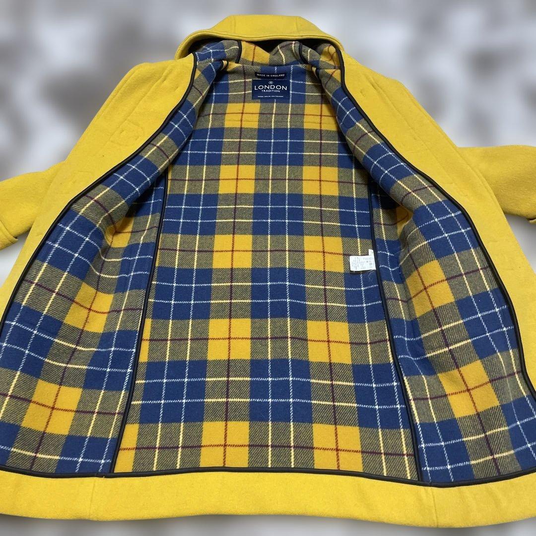 イングランド製 ロンドントラディション 裏チェック ダッフルコート