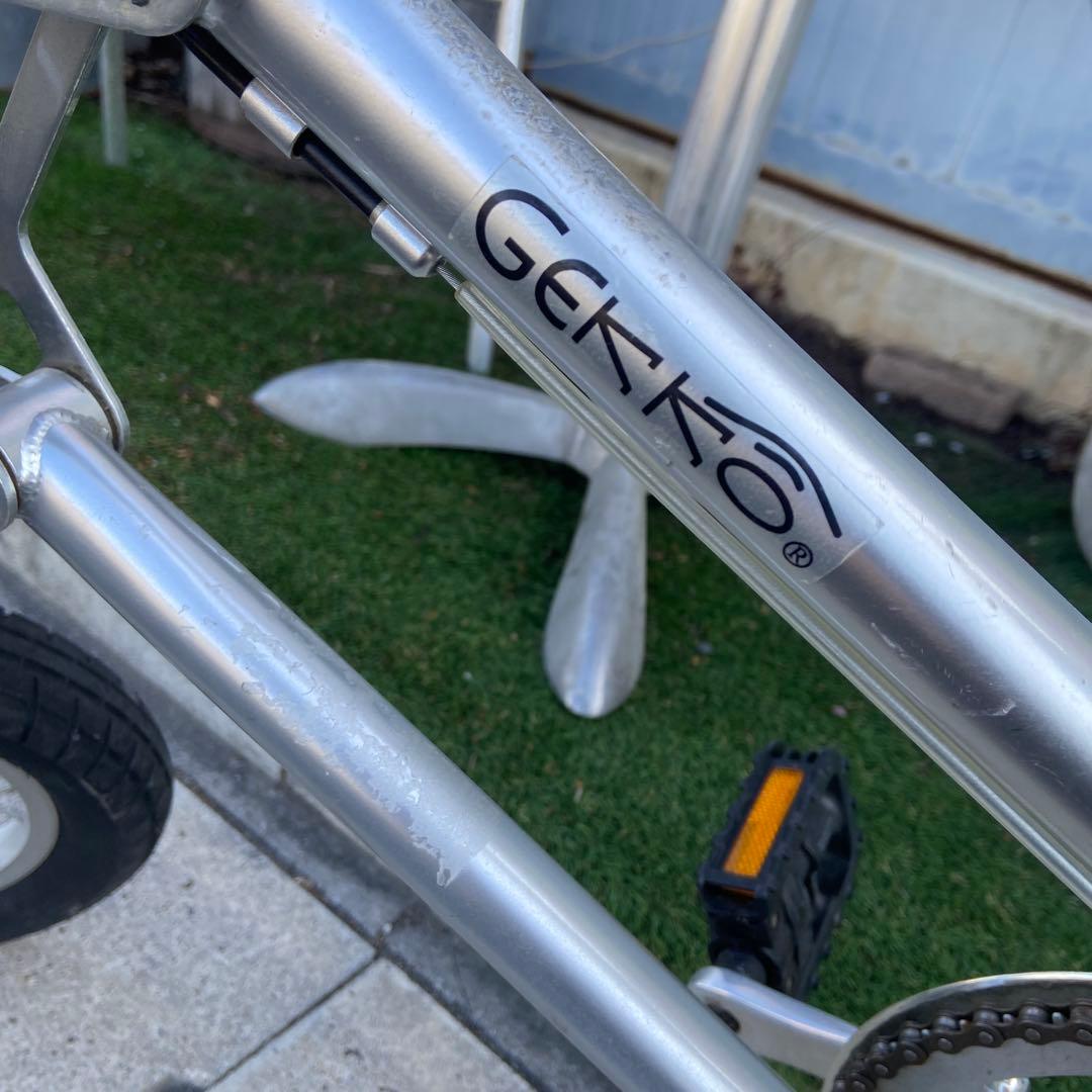 GEKKO ゲッコウ⭐️折りたたみ自転車 シルバー 【3614】 GIC BIKE
