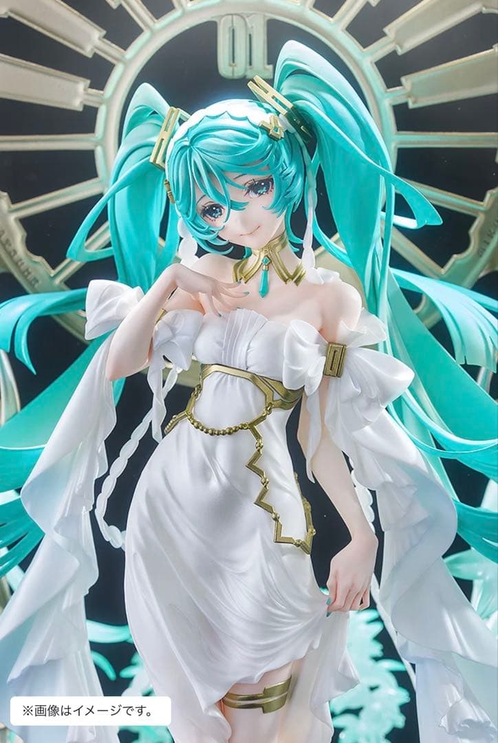 複製原画付 初音ミク feat. Yoneyama Mai 女神ミク フィギュア