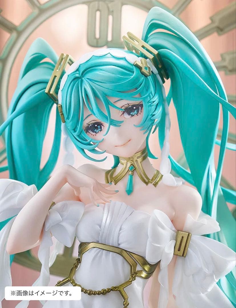 複製原画付 初音ミク feat. Yoneyama Mai 女神ミク フィギュア