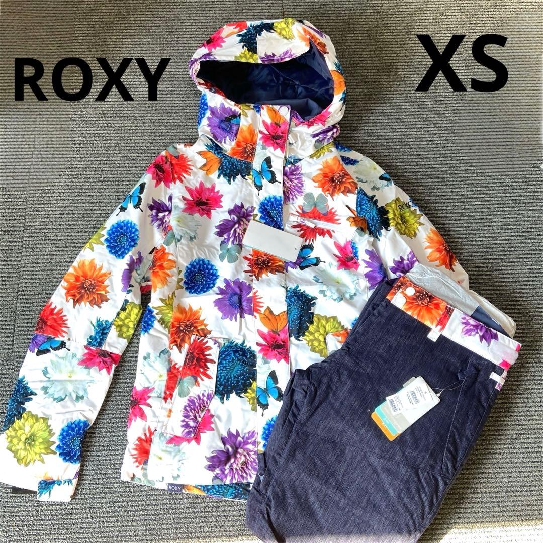 新品・未使用⭐️ROXY スノボウェア　蜷川実花　上下セットXS ボトムS ROXY×蜷川実花による「M / mika ninagawa」コラボスノーウェア