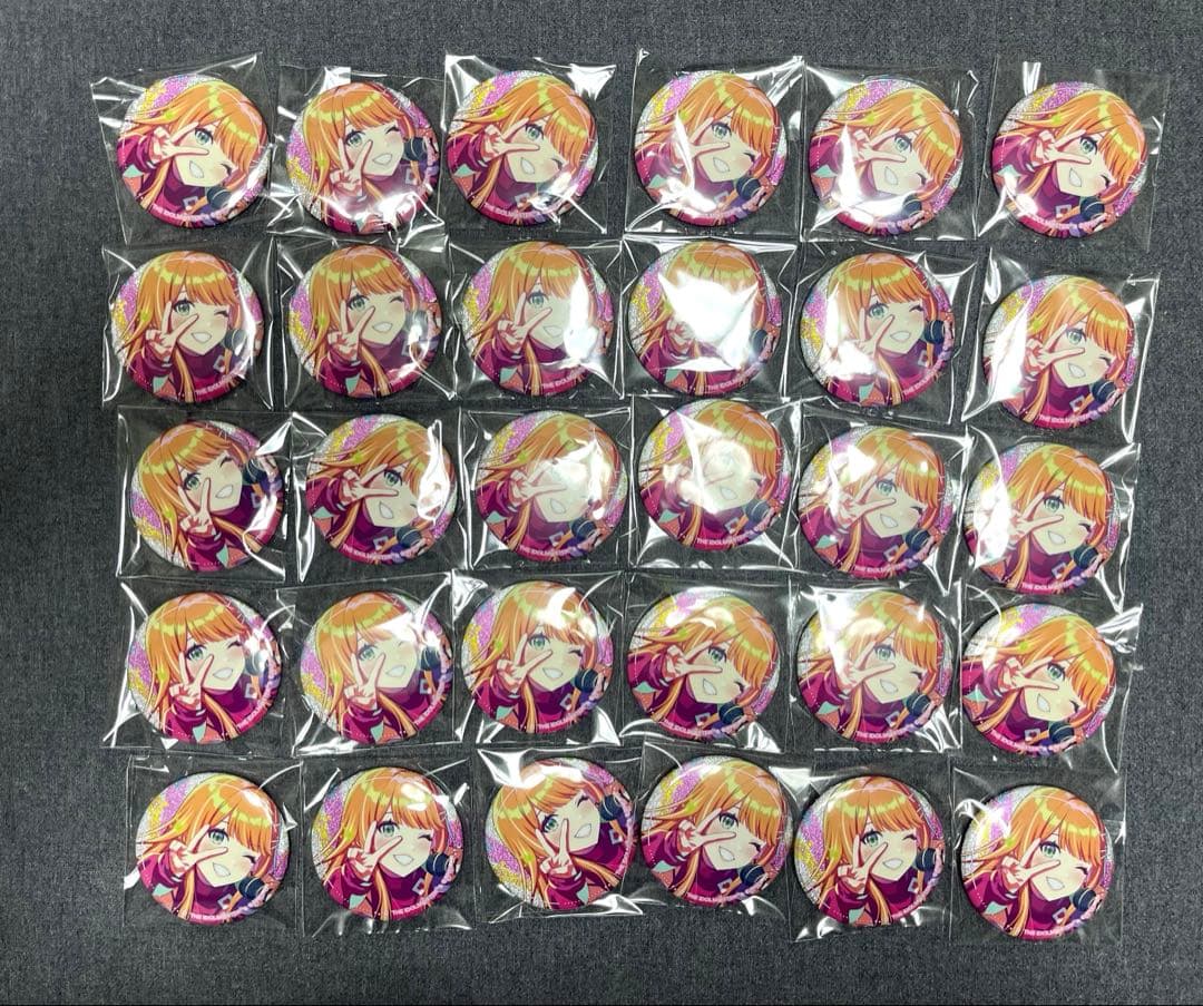 学園アイドルマスター 缶バッジ ミラクルナナウ(゜∀゜)！ 紫雲清夏