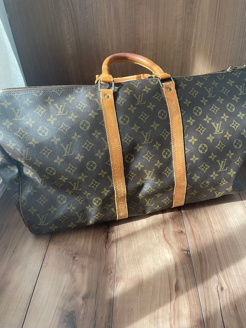 ルイヴィトンLVキーポル55 ヴィンテージ - メルカリ