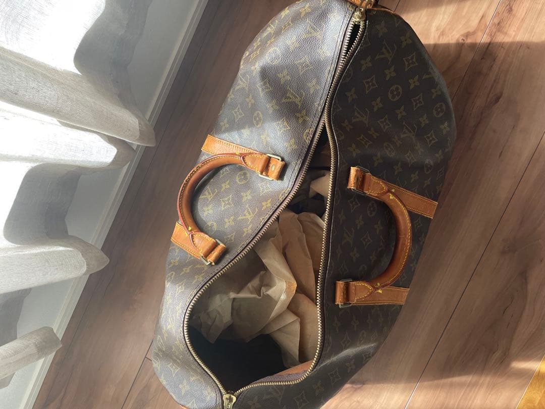 ルイヴィトンLVキーポル55 ヴィンテージ - メルカリ