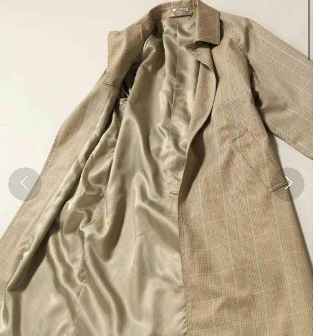 限定値下げ AURALEE オーラリー ライトウールモヘアステンカラーコート