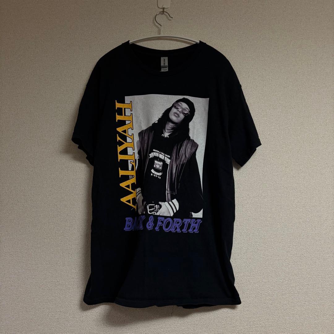 Aaliyah Back and Forth Tシャツ Lサイズ ブラック