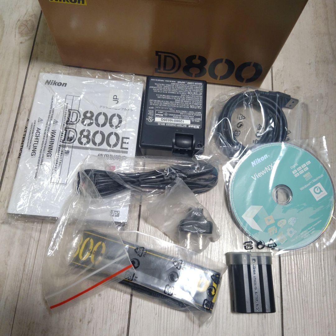 ☆極美品☆Nikon D800 デジタル一眼レフカメラ ボディショット数5450