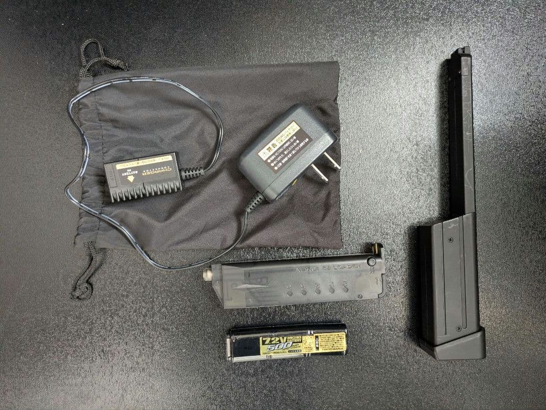 【付属品セット】東京マルイ H&K USP 電動（バッテリー、拡マガ、ローダー）