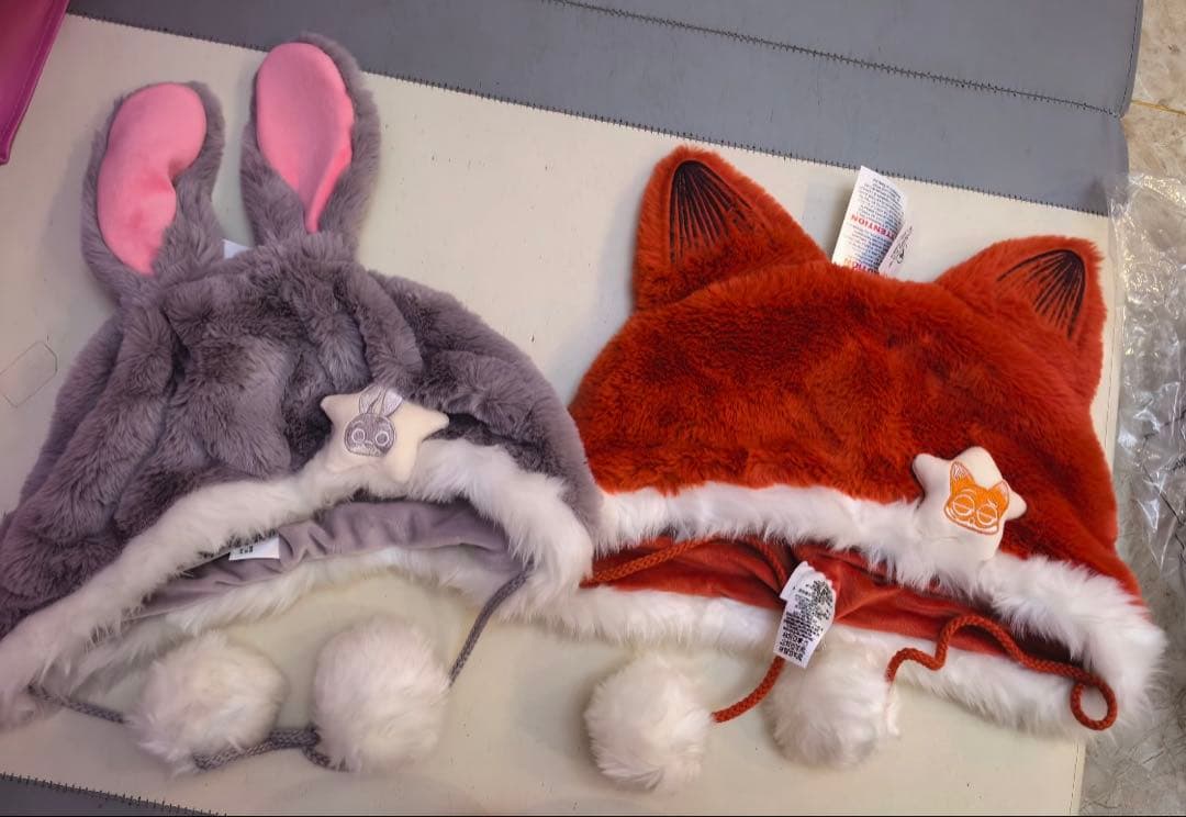 上海ディズニー 限定ズートピア ニック ジュディ ファンキャップ 帽子2