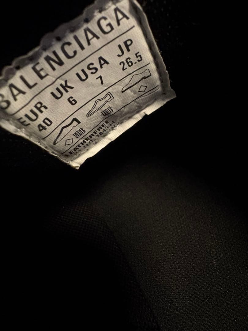【新品未使用】BALENCIAGA 10XL ブラック 40 26.5cm