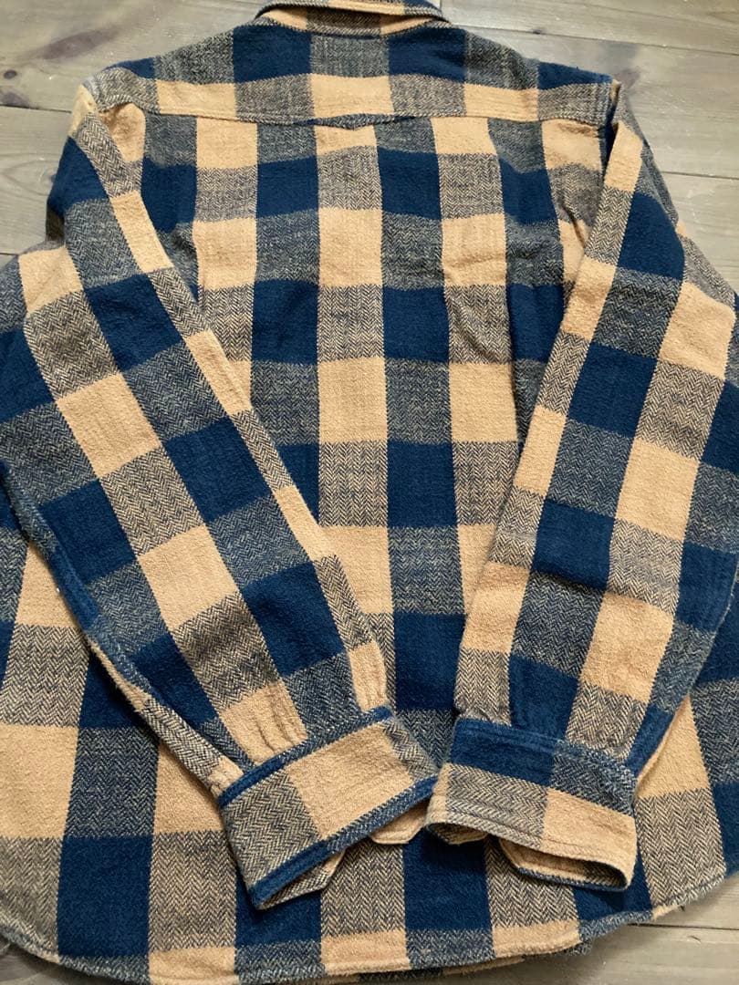 フリーホイーラーズUNION SPECIAL ネルシャツ 15 黄色×黒色 - メルカリ