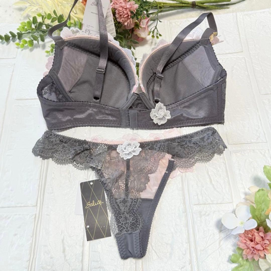 新品】wacoal サルート 03 ブラ ソングセット E75M GY - メルカリ
