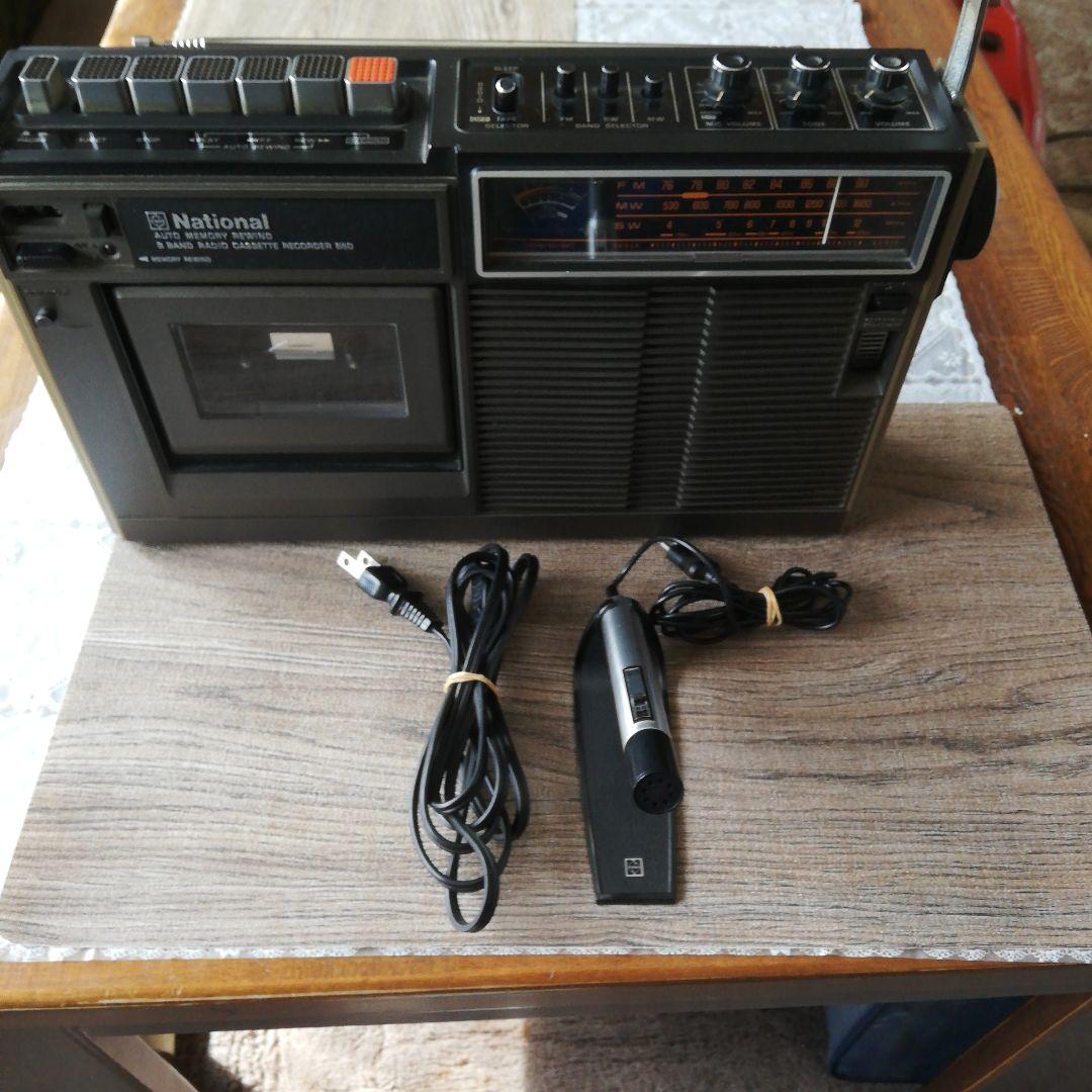 NATIONAL−RQ−550ナショナル昭和レトロラジカセ - メルカリ