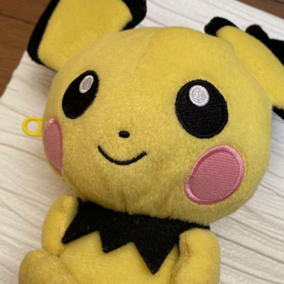ポケモンぬいぐるみ　くるりんこ　ギザみみピチュー