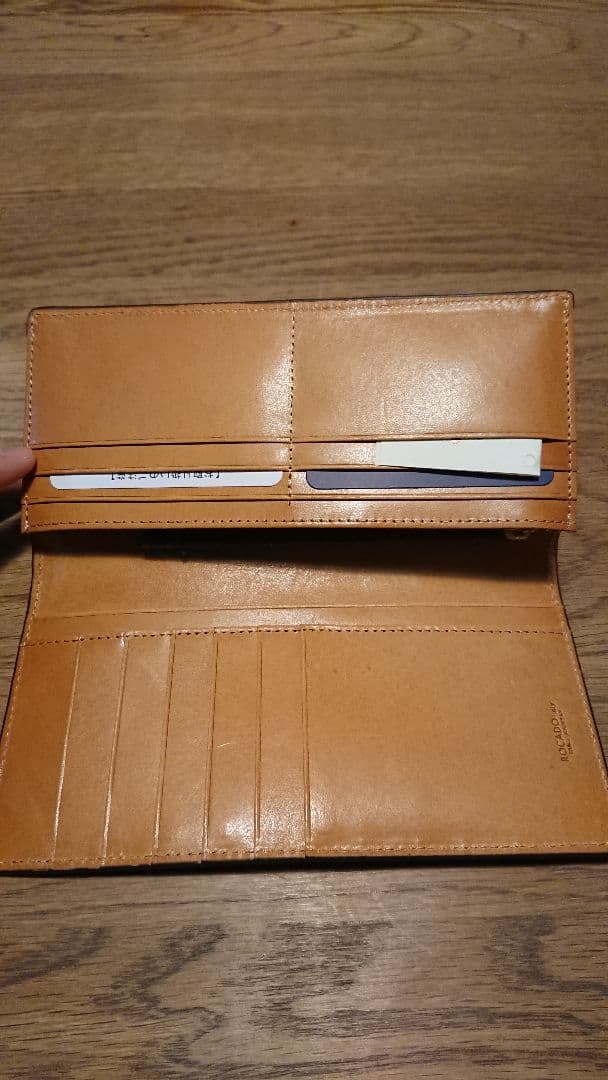 ROCADO ロカド 二つ折り長財布 ウォレット イタリア 馬革 牛革コード