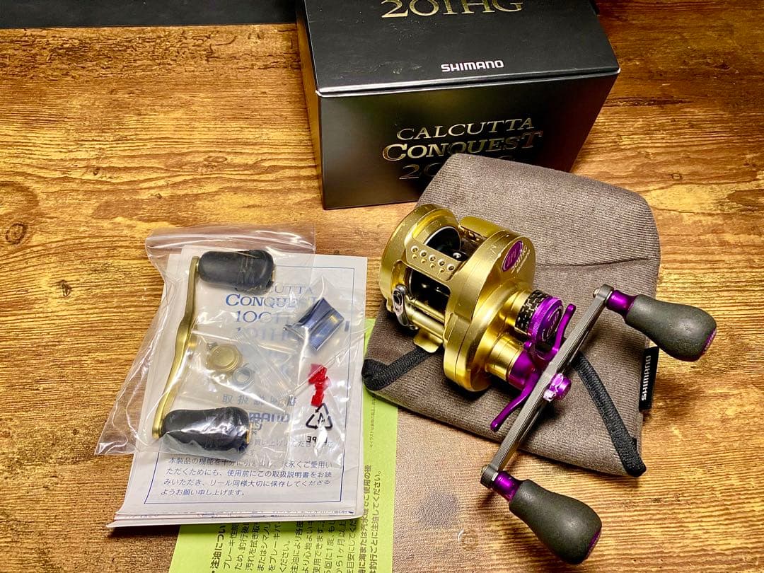 15カルカッタコンクエスト201HG ハイギヤ zpiカスタム 左巻き クラッチ