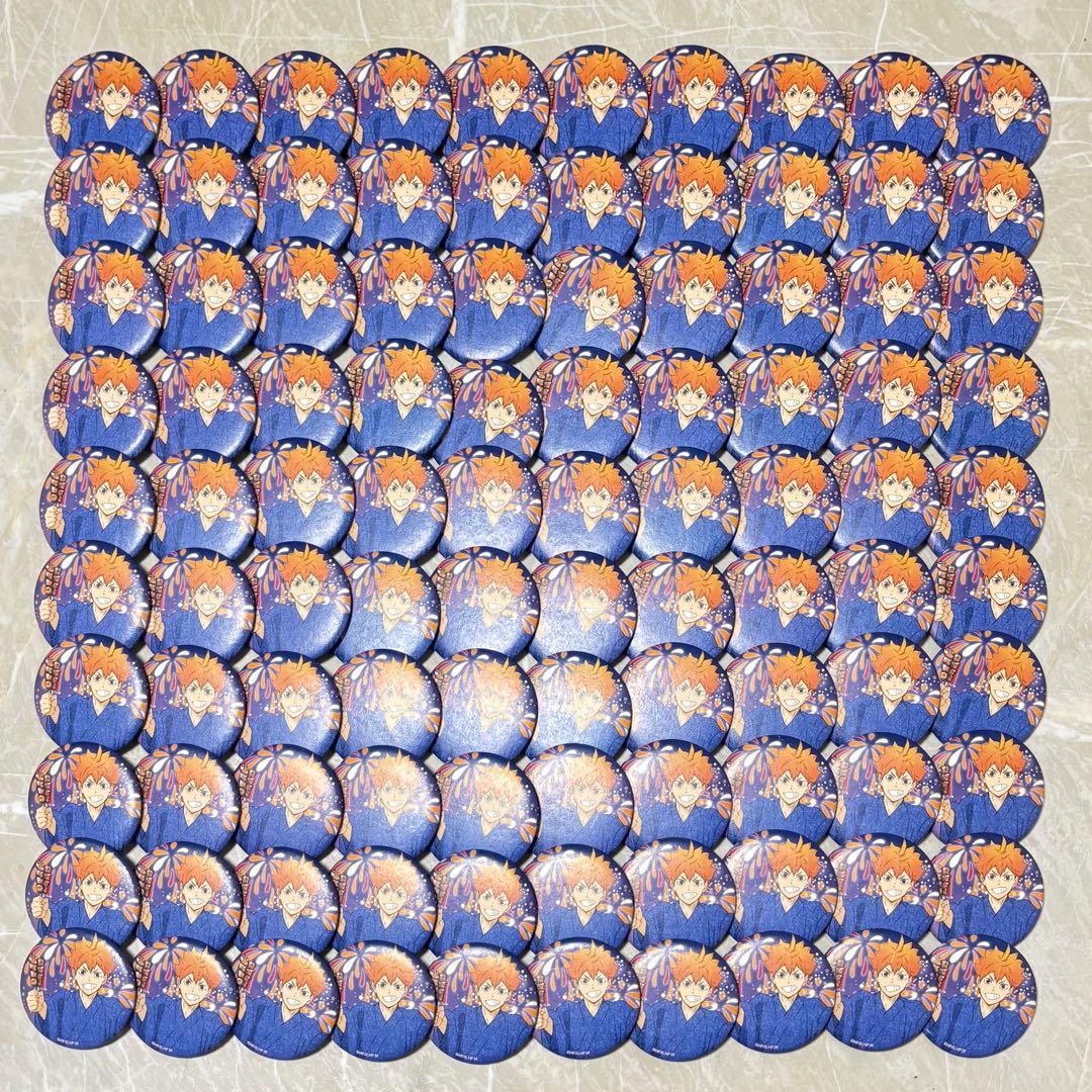 ハイキュー ハイキューウイーク 夏祭り 日向 缶バッジ ハイキュー 日向翔陽 缶バッジ サマーフェア 夏祭り ビーチ