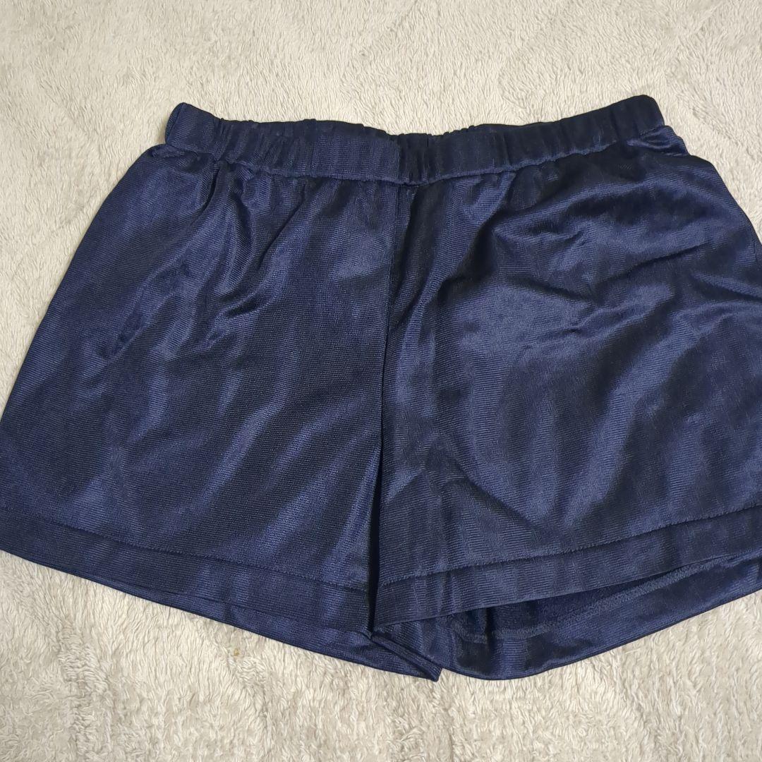 ジュンアンドロペ ストライプスカート ネイビー JUN&ROPE'