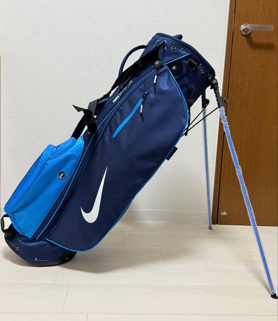 ★超美品★NIKE スポーツライト スタンドキャディバッグ ネイビー×ブルー 楽天市場】ナイキゴルフ キャディバッグ 9型 スポーツライト スタンド