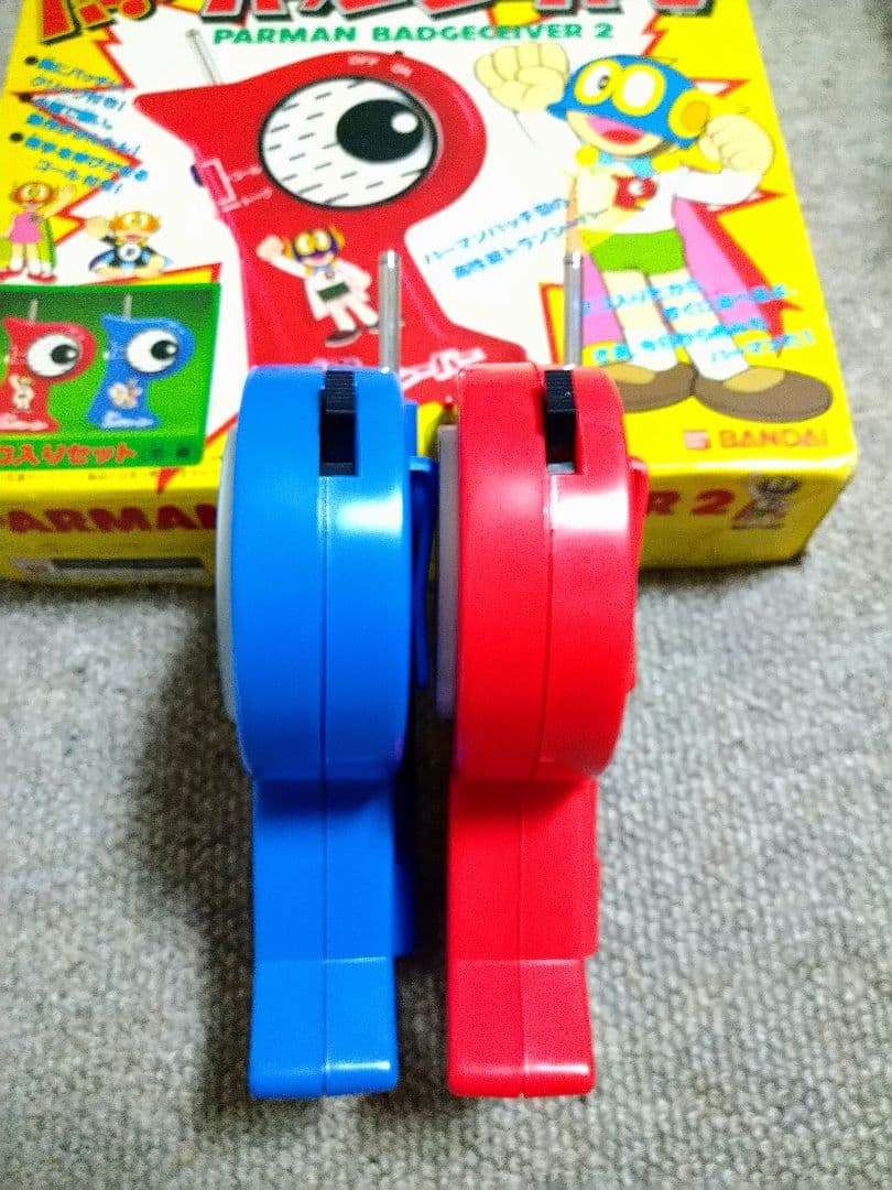 未使用】パーマン 日本製トランシーバー バッジシーバー 藤子・F