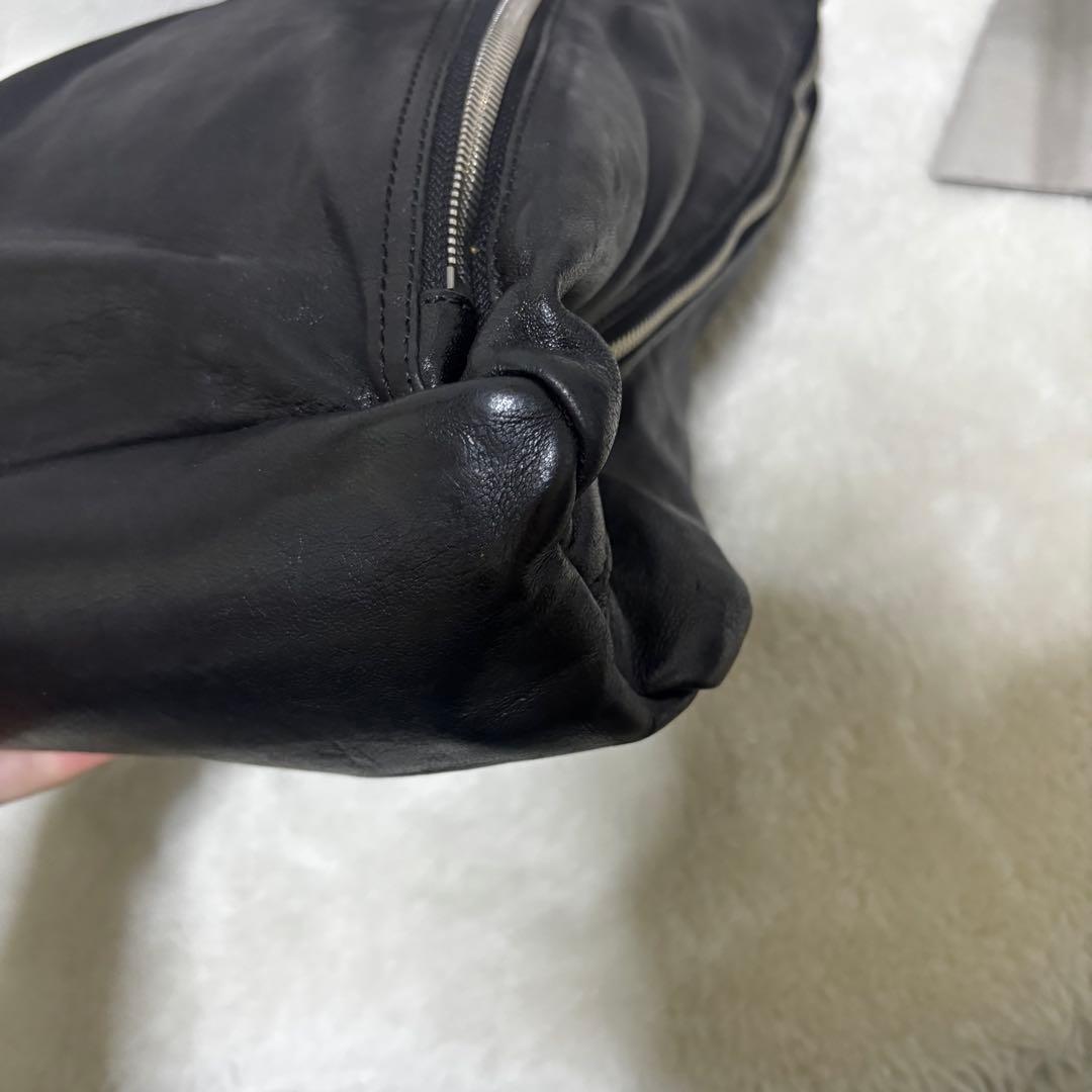 希少 ディーゼル トートバッグ 肩掛け A4 大容量 オールレザー 黒 y2k