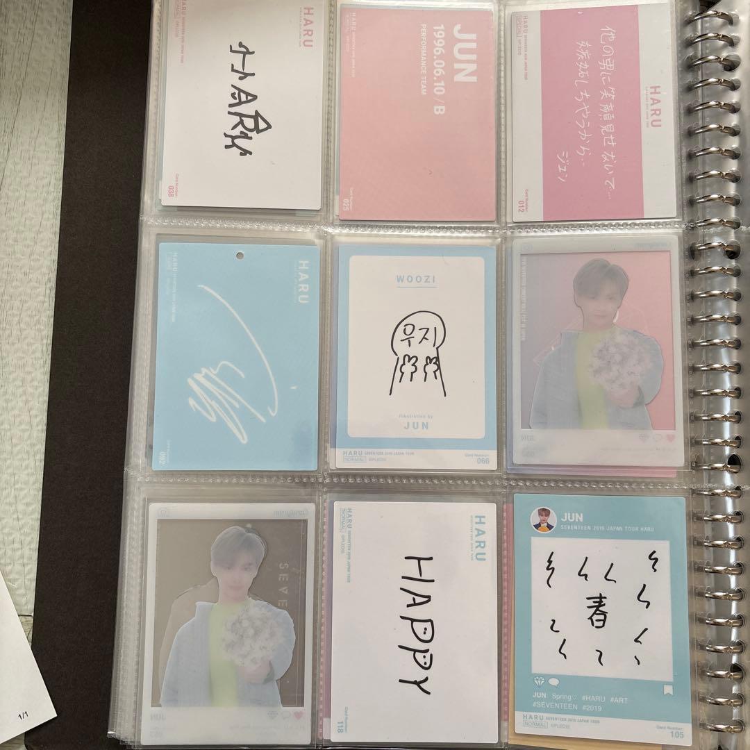 Seventeen ジュン JUN HARU2019チェキ トレカ コンプ - メルカリ