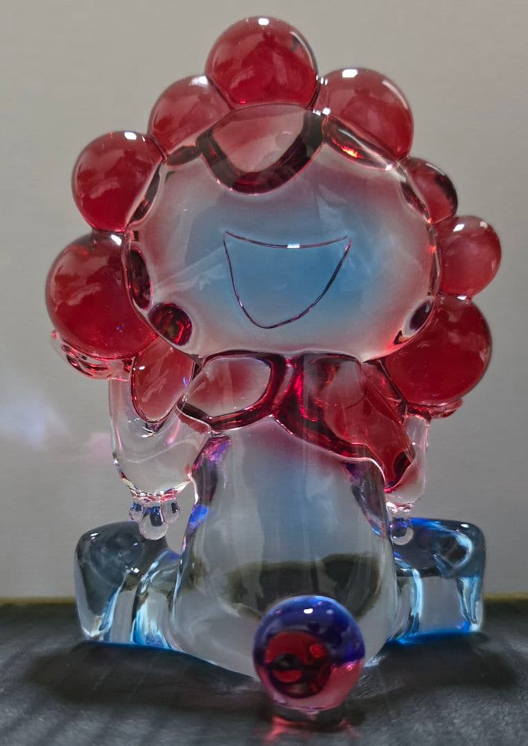 ミャクミャク　クリアフィギュア　レッド×ブルー　新品　大阪万博　expo