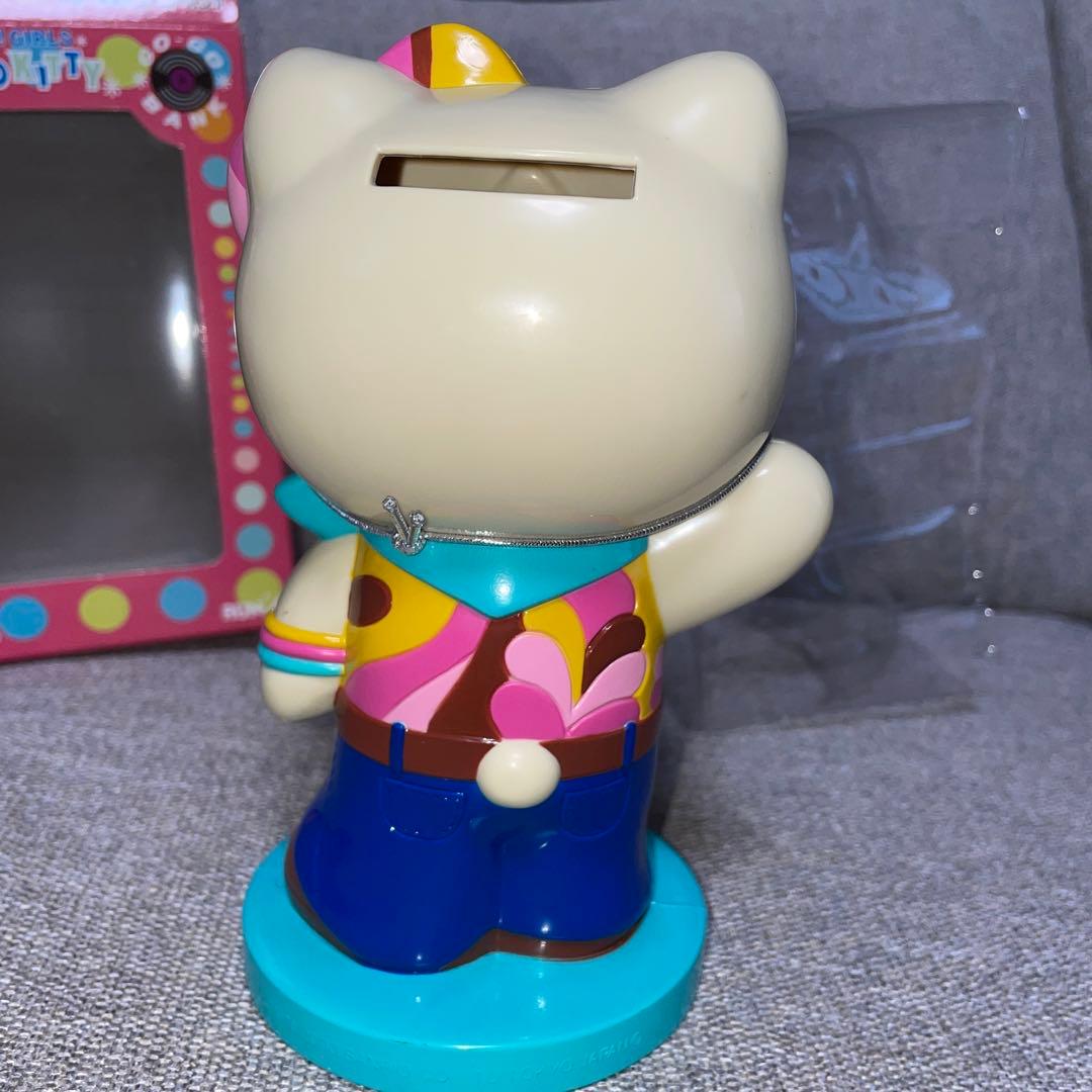 ゴーゴーガールズHello kitty 貯金箱 ゴーゴーバンク アクティブサイケ