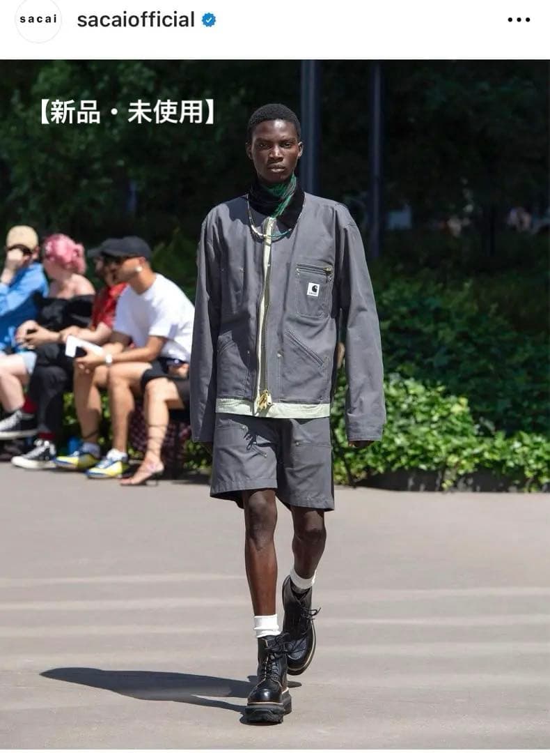 sacai carhartt Reversible Duck Jacket - メルカリ