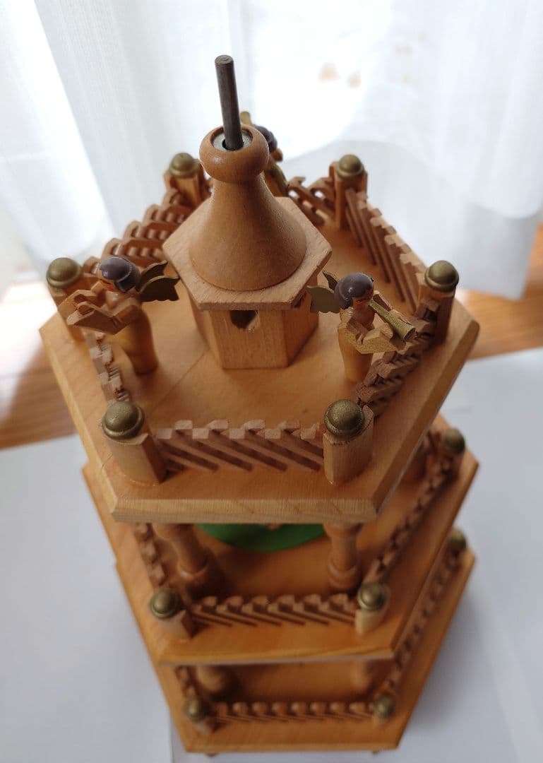 bunbunbun様専用ドイツ製 木製 クリスマスピラミッド - メルカリ