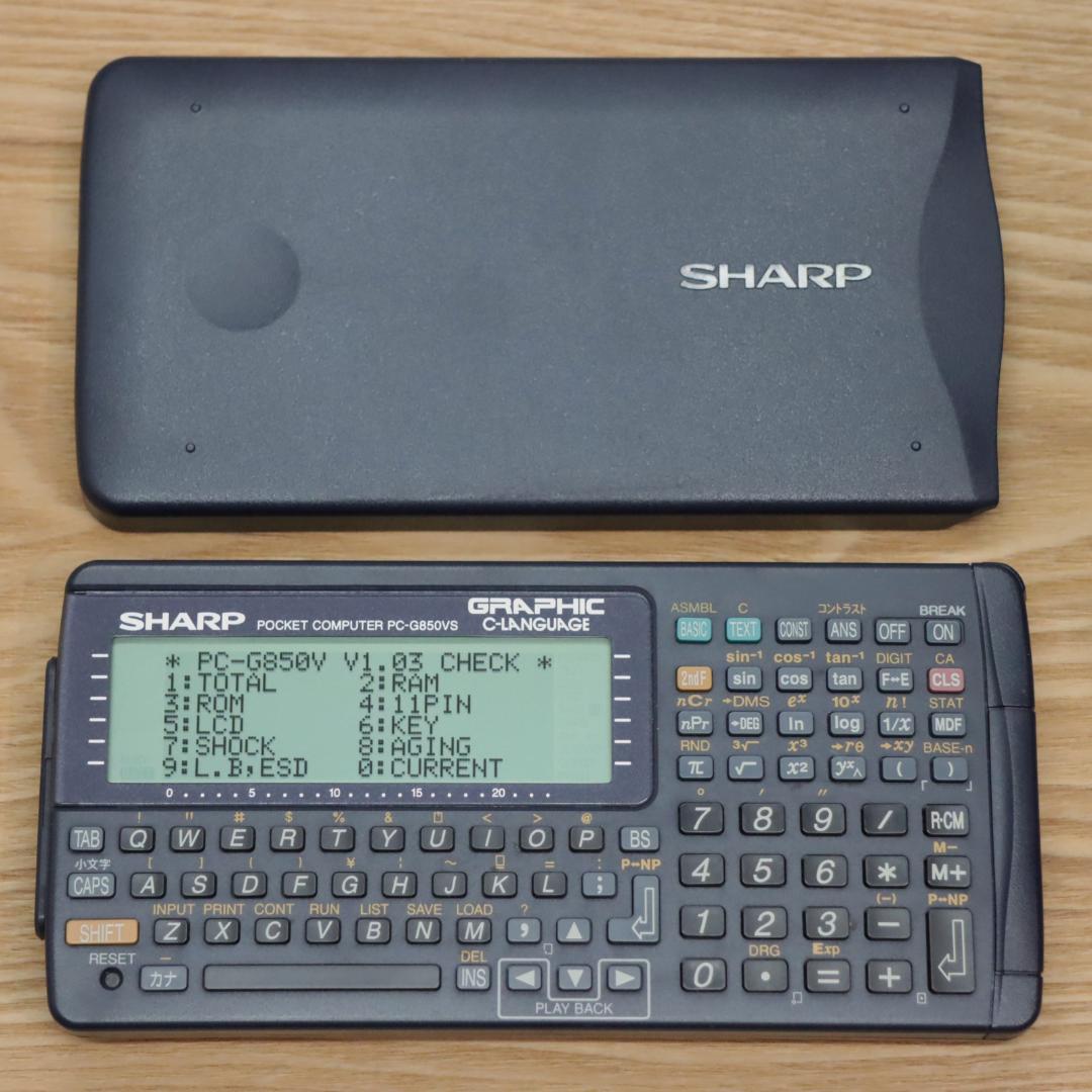 SHARP PC-G850VS ポケットコンピュータ (シャープ ポケコン) - メルカリ