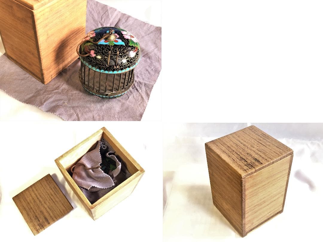 七宝虫籠 】 中華古玩 収蔵品 桐箱付き - メルカリ