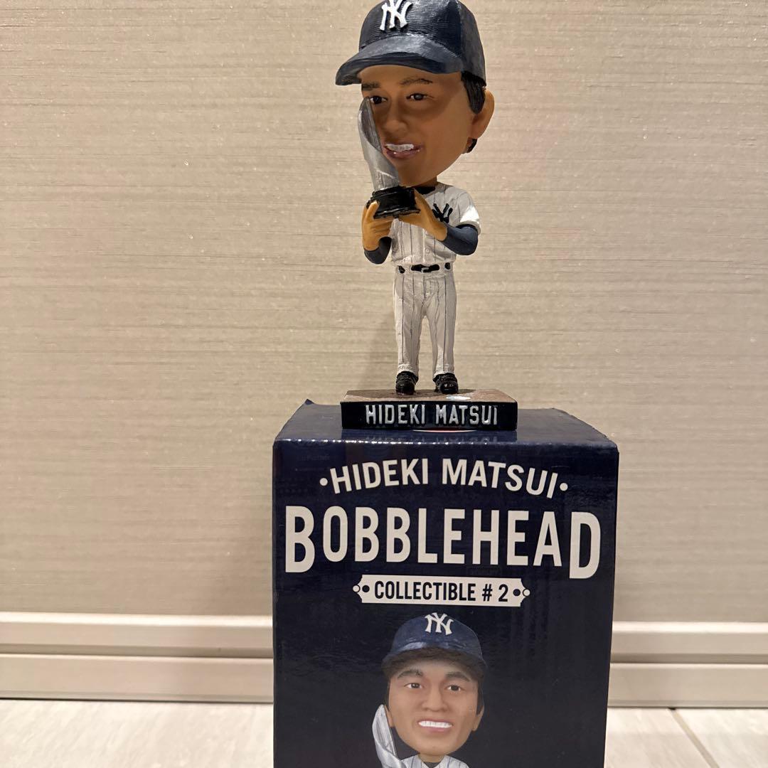 未使用】限定版 松井秀喜 ボブルヘッド ヤンキース引退セレモニー