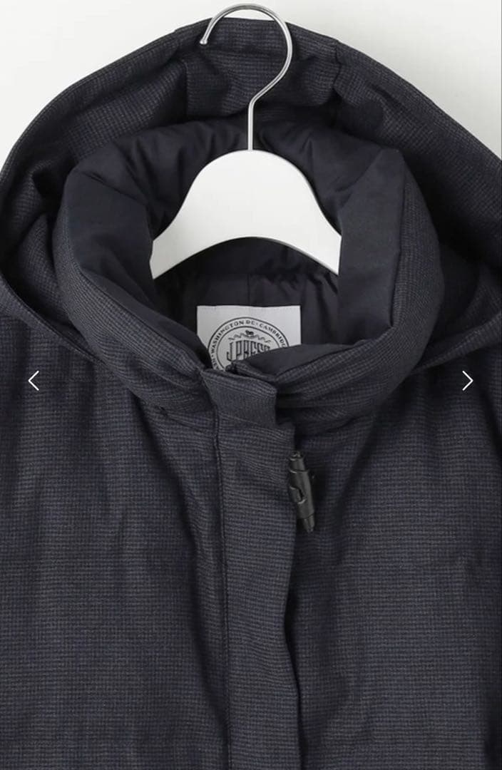 美品 J.PRESS 千鳥 グレンチェック ロング ダウン コート 11 - メルカリ