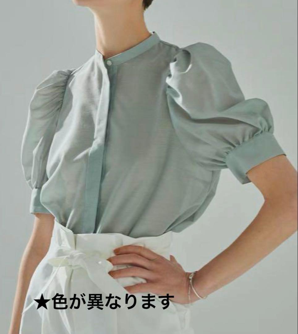 ほぼ新品】uncrave パフスリーブ シアーブラウス ブラック - メルカリ