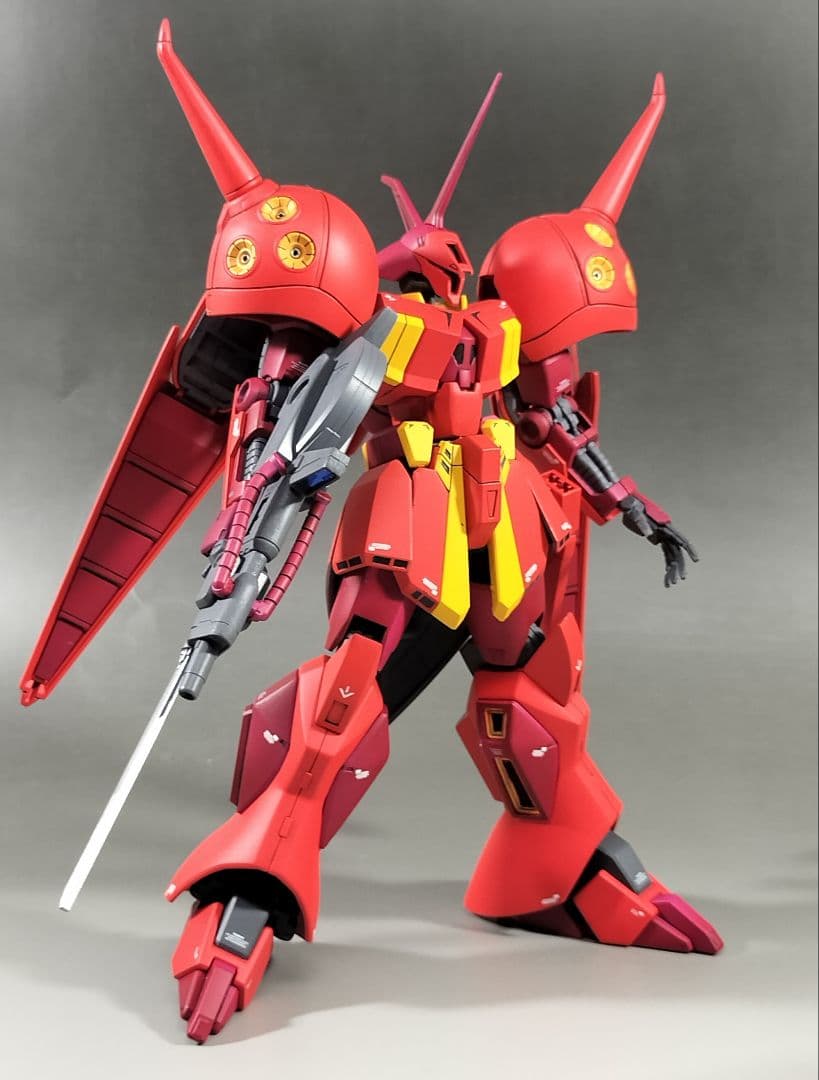 HG HGUC 1/144 R・ジャジャ 改修 全塗装 完成品 ガンダムZZ