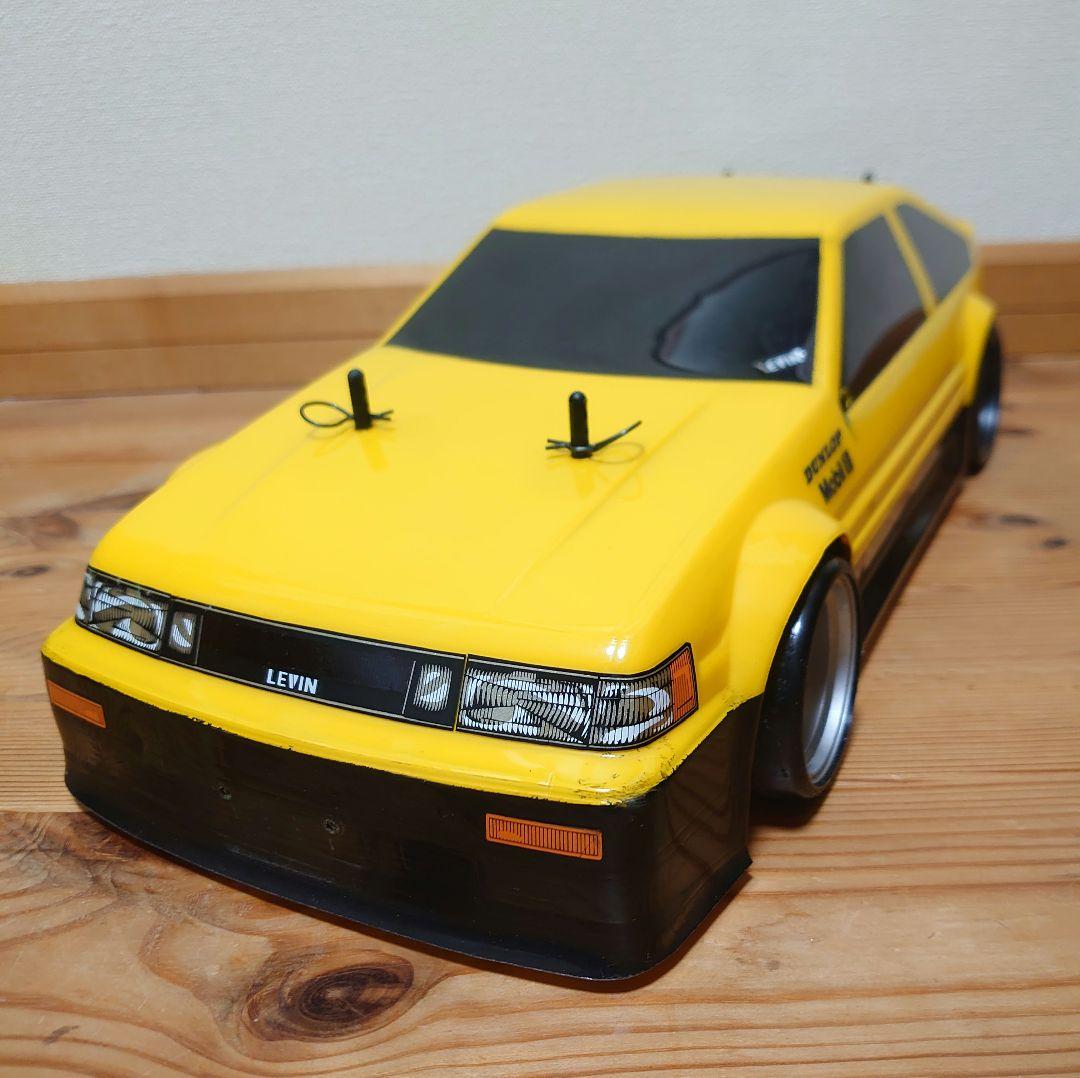 ABC ホビー トヨタ カローラ レビン ae86 ラジコン ボディ - メルカリ