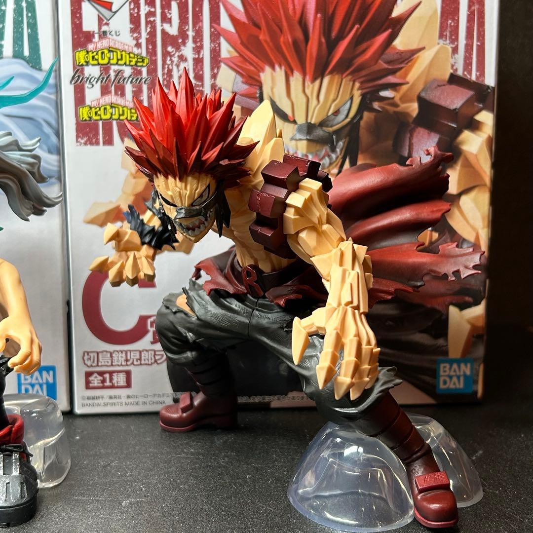 ヒロアカ　フィギュア　一番くじ　緑谷出久&壊理 切島鋭児郎　一番くじ